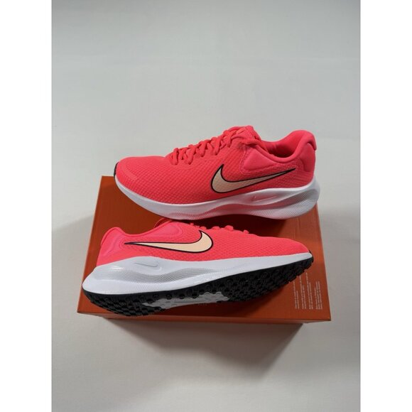 New Women’s Size 9 Hot Punch Nike Revolution 7 Running Shoes FB2208 602 - Picture 3 of 10